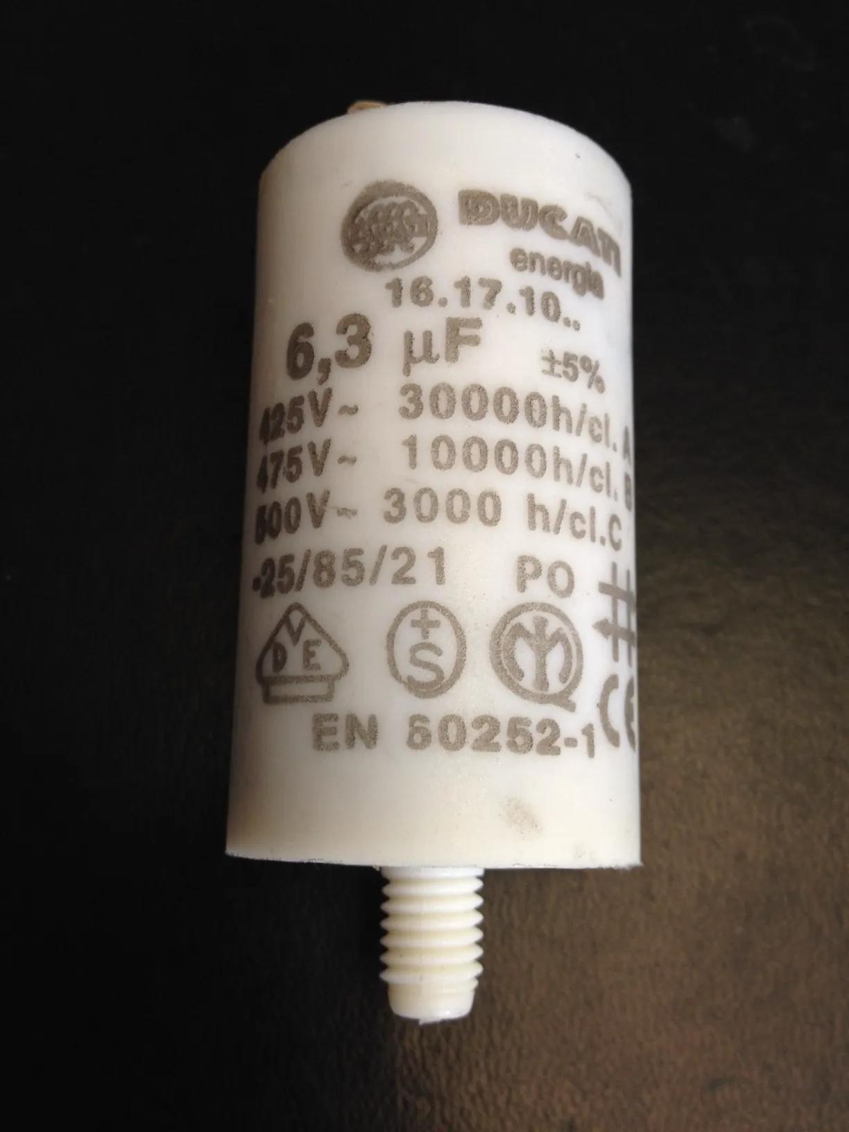 Capacitor, Musso Ice Cream Machine